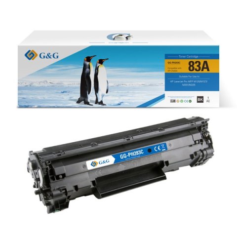 G&G kompatybilny toner z HP CF283A, NT-PH283C, HP 83A, black, 1500s