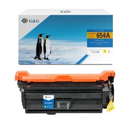 G&G kompatybilny toner z HP CF332A, NT-CHF332FY, HP 654A, yellow, 15000s