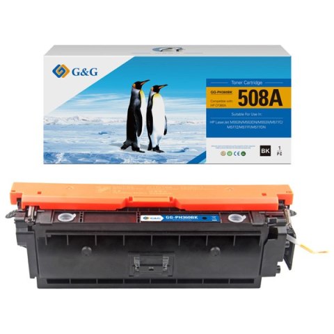 G&G kompatybilny toner z HP CF360A, NT-PH360BK, HP 508A, black, 6000s