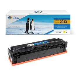 G&G kompatybilny toner z HP CF402X, NT-PH201XY, HP 201X, yellow, 2300s