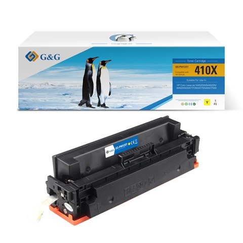 G&G kompatybilny toner z HP CF412X, NT-PH412XY, HP 410X, yellow, 5000s, high capacity