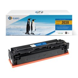 G&G kompatybilny toner z HP CF540X, NT-PH203XBK, HP 203X, black, 3200s, high capacity