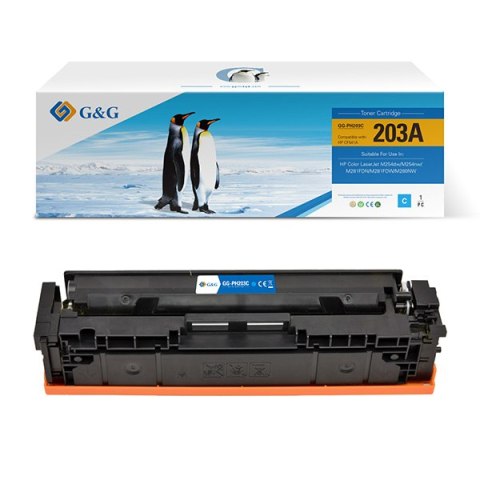 G&G kompatybilny toner z HP CF541A, NT-PH203C, HP 203A, cyan, 1300s