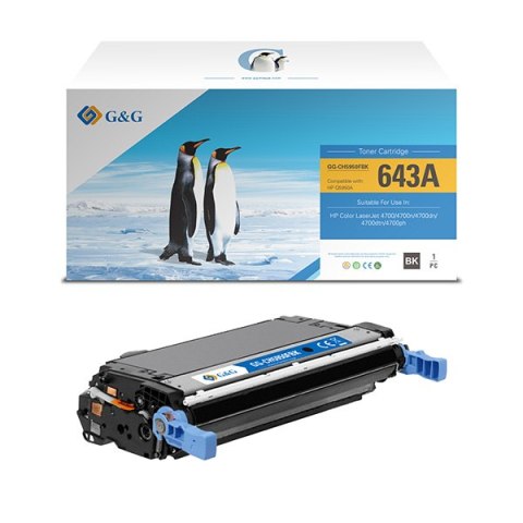 G&G kompatybilny toner z HP Q5950A, NT-CH5950FBK, HP 643A, black, 11000s