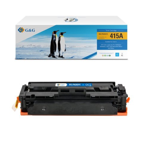 G&G kompatybilny toner z HP W2031A, NT-PH2031C, HP 415A, cyan, 2100s G&G kompatybilny toner z HP W2031A, NT-PH2031C, HP 415A, cyan, 2100s