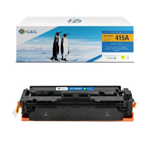 G&G kompatybilny toner z HP W2032A, NT-PH2032Y, HP 415A, yellow, 2100s G&G kompatybilny toner z HP W2032A, NT-PH2032Y, HP 415A, yellow, 2100s