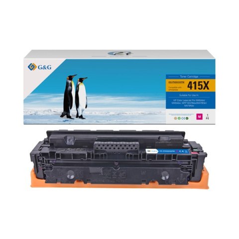 G&G kompatybilny toner z HP W2033X, NT-PH2033XFM, HP 415X, magenta, 6000s, high capacity G&G kompatybilny toner z HP W2033X, NT-PH2033XFM, HP 415X, magenta, 6000s, high capacity
