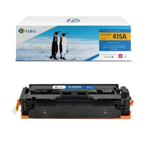 G&G kompatybilny toner z HP W2033A, NT-PH2033M, HP 415A, magenta, 2100s, BEZ CHIP-A G&G kompatybilny toner z HP W2033A, NT-PH2033M, HP 415A, magenta, 2100s, BEZ CHIP-A