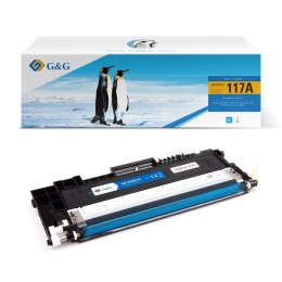 G&G kompatybilny toner z HP W2071A, NT-PH2071C, HP 117A, cyan, 700s