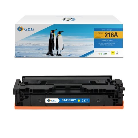 G&G kompatybilny toner z HP W2412A, NT-PH2412Y, HP 216A, yellow, 850s G&G kompatybilny toner z HP W2412A, NT-PH2412Y, HP 216A, yellow, 850s