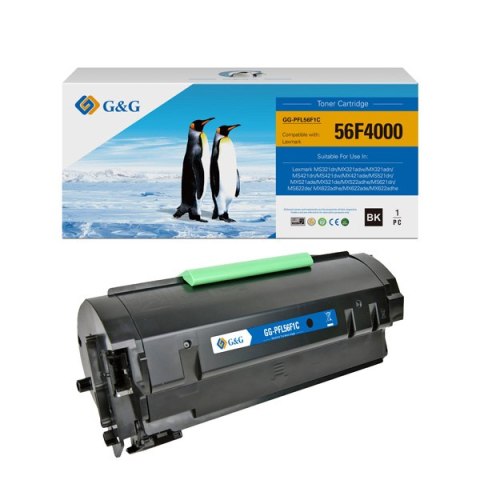 G&G kompatybilny toner z Lexmark 56F2000, NT-PFL56F1C, black, 6000s G&G kompatybilny toner z Lexmark 56F2000, NT-PFL56F1C, black, 6000s
