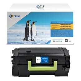 G&G kompatybilny toner z Lexmark 58D2X00, NT-CL580XXCF, black, 35000s, extra duża pojemność, return