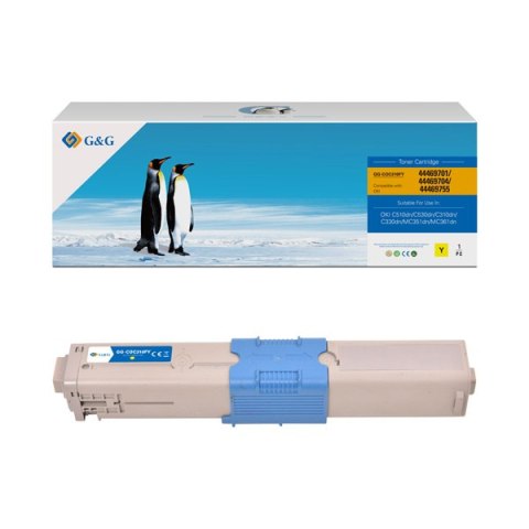 G&G kompatybilny toner z OKI 44469704, NT-CO310Y, yellow, 2000s