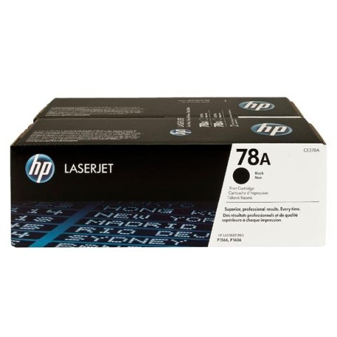 HP oryginalny toner CE278AD, HP 78A, black, 4200 (2x2100)s, dual pack, 2szt