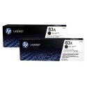 HP oryginalny toner CF283X, HP 83X, black, 2200s, 830g