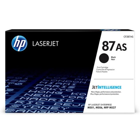 HP oryginalny toner CF287AS, HP 87AS, black, 6000s, low capacity, EOL