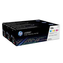 HP oryginalny toner CF371AM, HP 128A, CMY, 3900 (3x1300)s, 3x800g, 3szt