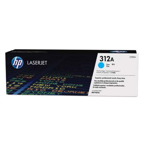 HP oryginalny toner CF381A, HP 312A, cyan, 2700s, 720g