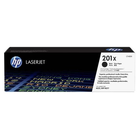 HP oryginalny toner CF400X, HP 201X, black, 2800s, 770g