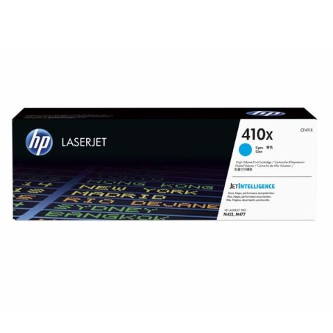 HP oryginalny toner CF411X, HP 410X, cyan, 5000s, high capacity, 650g