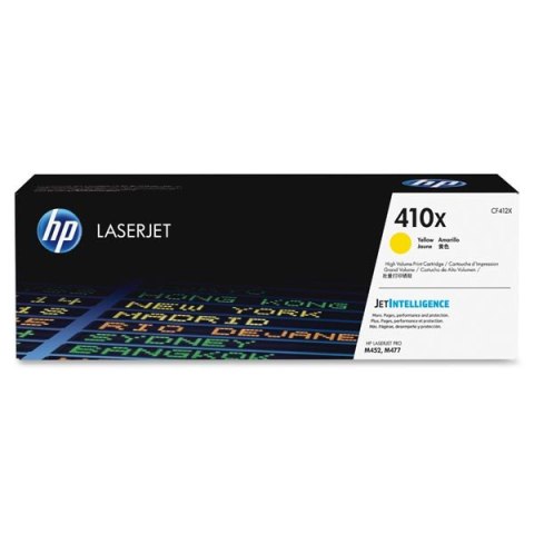 HP oryginalny toner CF412X, HP 410X, yellow, 5000s, high capacity, 650g