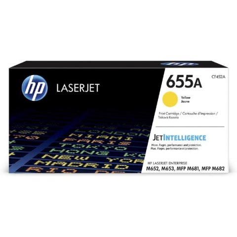 HP oryginalny toner CF452A, HP 655A, yellow, 10500s