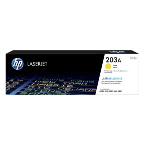 HP oryginalny toner CF542A, HP 203A, yellow, 1300s