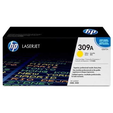 HP oryginalny toner Q2672A, HP 309A, yellow, 4000s, EOL