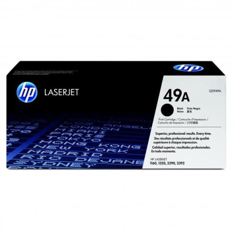 HP oryginalny toner Q5949A, HP 49A, black, 2500s HP oryginalny toner Q5949A, HP 49A, black, 2500s