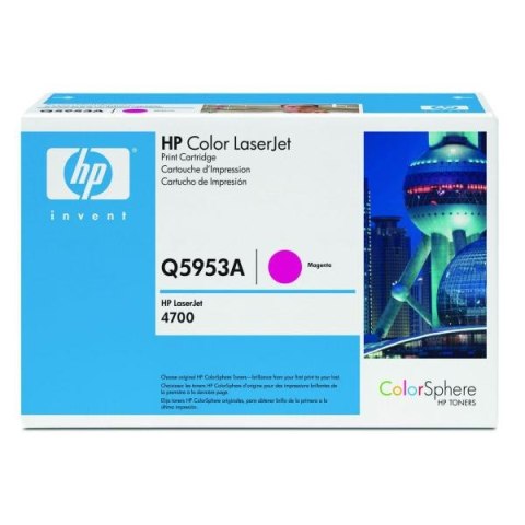HP oryginalny toner Q5953A, HP 643A, magenta, 10000s HP oryginalny toner Q5953A, HP 643A, magenta, 10000s