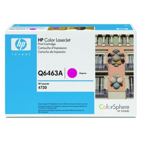 HP oryginalny toner Q6463A, HP 644A, magenta, 12000s, EOL HP oryginalny toner Q6463A, HP 644A, magenta, 12000s, EOL