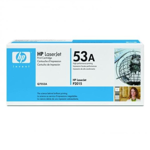 HP oryginalny toner Q7553A, HP 53A, black, 3000s HP oryginalny toner Q7553A, HP 53A, black, 3000s