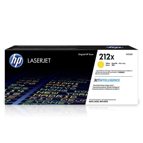 HP oryginalny toner W2122X, HP 212X, yellow, 10000s, high capacity