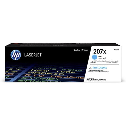 HP oryginalny toner W2211X, HP 207X, cyan, 2450s