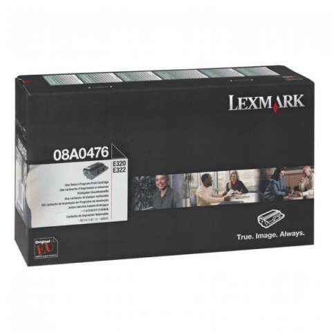Lexmark oryginalny toner 08A0476, black, 3000s, return Lexmark oryginalny toner 08A0476, black, 3000s, return