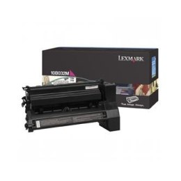 Lexmark oryginalny toner 10B032M, magenta, 15000s