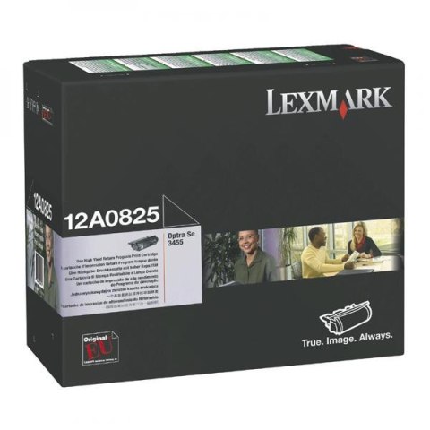 Lexmark oryginalny toner 12A0825, black, 23000s, return Lexmark oryginalny toner 12A0825, black, 23000s, return