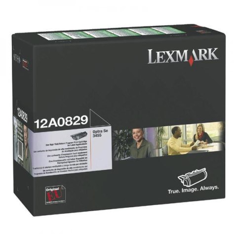 Lexmark oryginalny toner 12A0829, black, 23000s, return Lexmark oryginalny toner 12A0829, black, 23000s, return