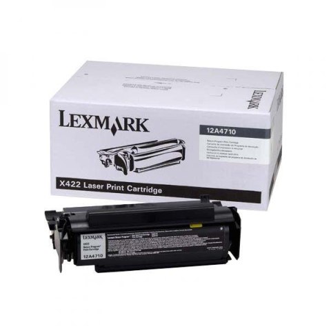 Lexmark oryginalny toner 12A4710, black, 6000s, return