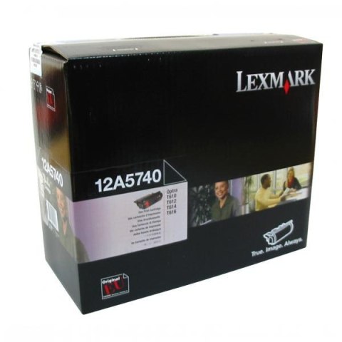 Lexmark oryginalny toner 12A5740, black, 10000s Lexmark oryginalny toner 12A5740, black, 10000s