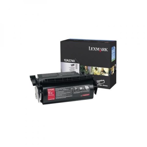 Lexmark oryginalny toner 12A5740, black, 10000s Lexmark oryginalny toner 12A5740, black, 10000s