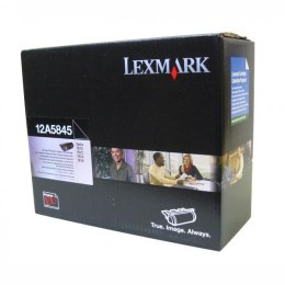 Lexmark oryginalny toner 12A5845, black, 25000s, high capacity, return