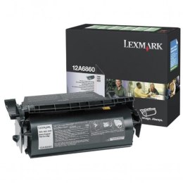 Lexmark oryginalny toner 12A6860, black, 10000s, return