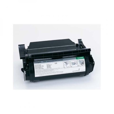 Lexmark oryginalny toner 12A6860, black, 10000s, return Lexmark oryginalny toner 12A6860, black, 10000s, return