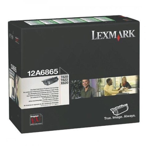 Lexmark oryginalny toner 12A6865, black, 30000s, return Lexmark oryginalny toner 12A6865, black, 30000s, return