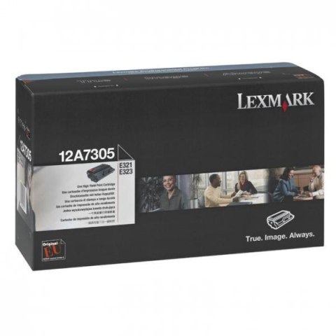 Lexmark oryginalny toner 12A7305, black, 6000s Lexmark oryginalny toner 12A7305, black, 6000s