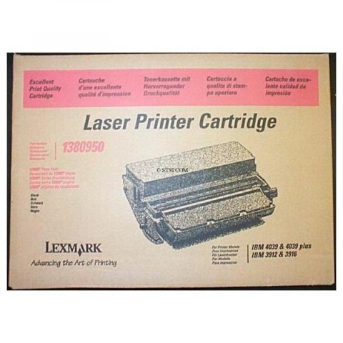 Lexmark oryginalny toner 1380950, black, 12800s