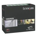 Lexmark oryginalny toner 1382929, black, 17600s, naklejane etykiety, return