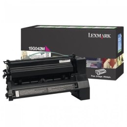 Lexmark oryginalny toner 15G042M, magenta, 15000s, return