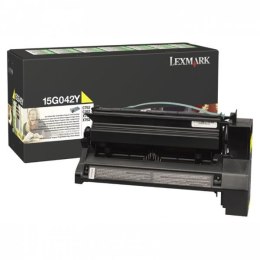 Lexmark oryginalny toner 15G042Y, yellow, 15000s, return